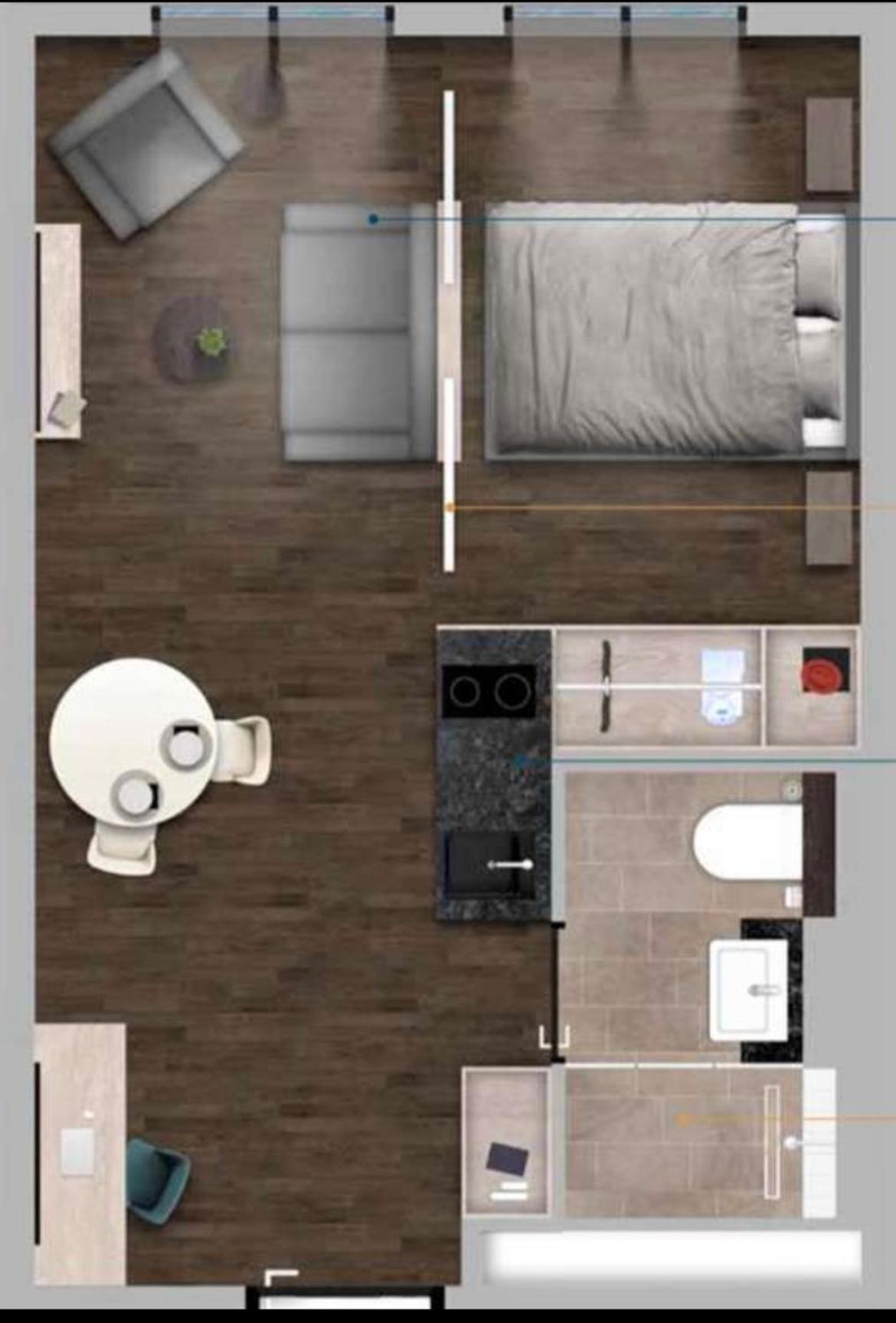 1,5 Zimmer Apartment über den Wolken Berlin Exterior foto